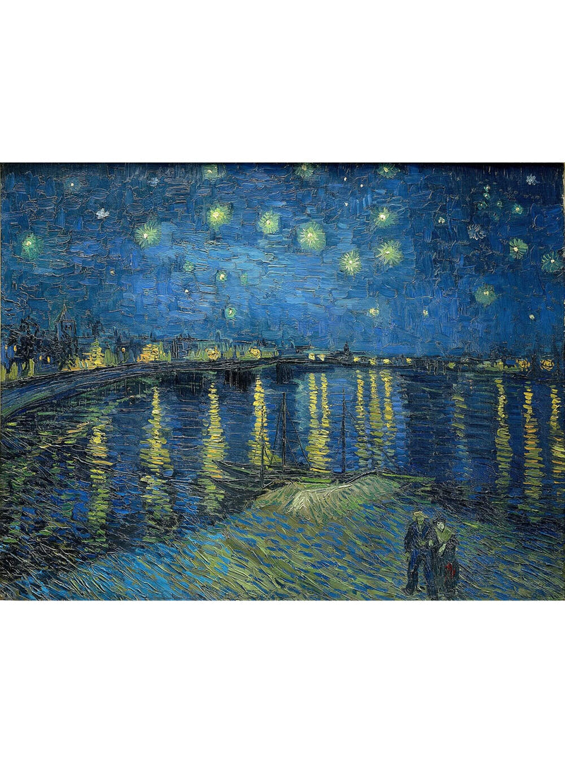 Nuit étoilée sur le Rhône