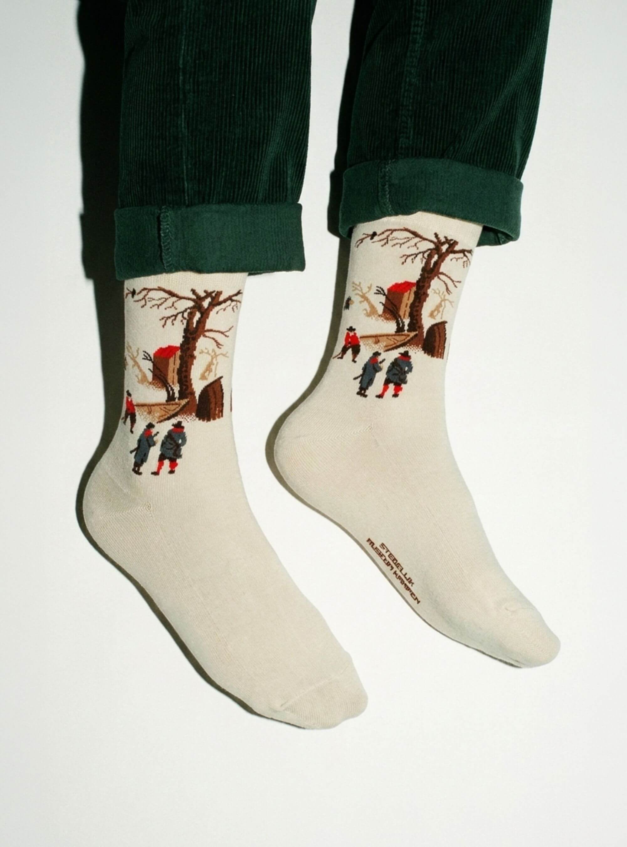 Hendrick Avercamp - Winterlandschap met schaatsers