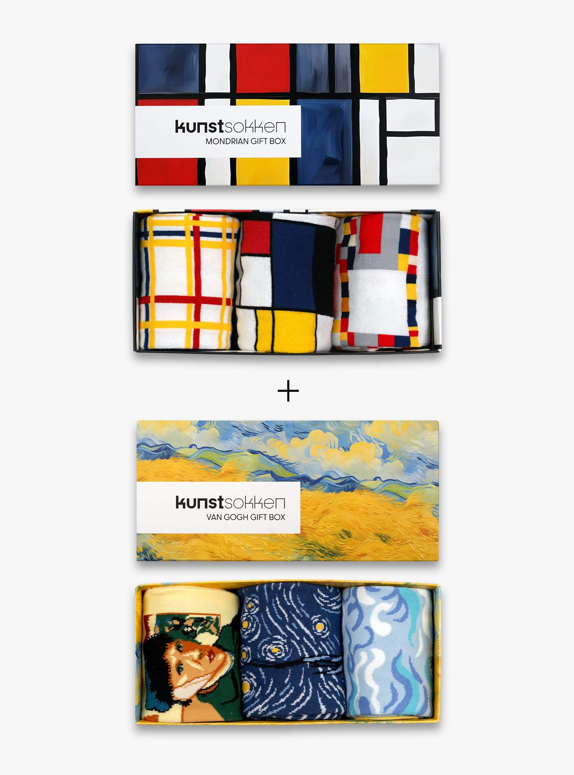 Geschenkpaket – Mondriaan und Van Gogh