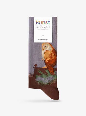 Jan Mankes - Grote uil op scherm