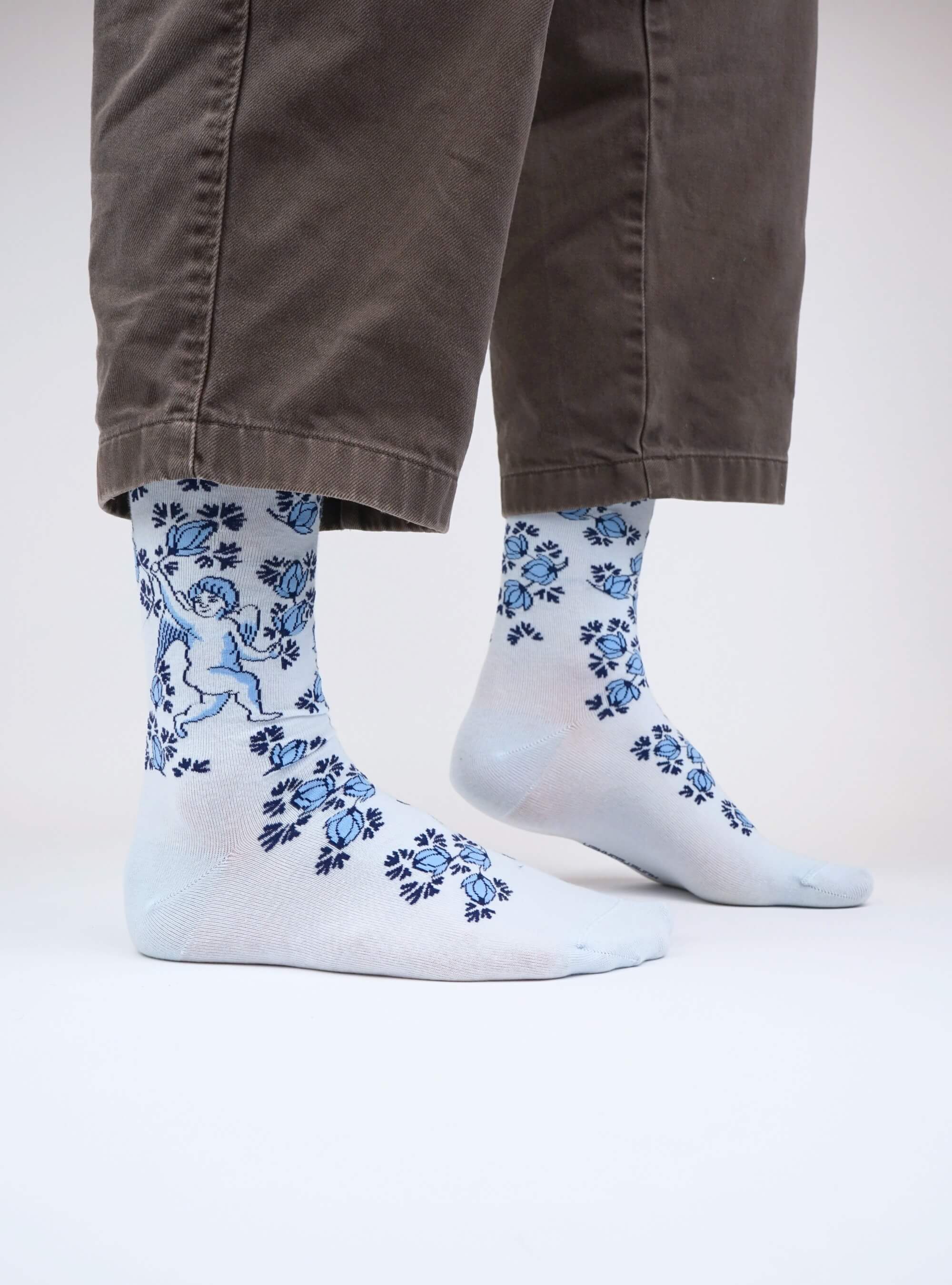 Delfts Blauw Bloemenhouder