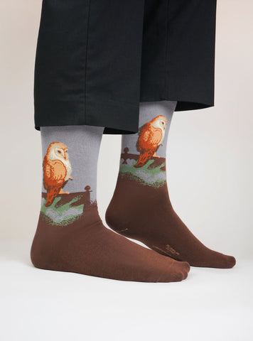 Jan Mankes - Grote uil op scherm