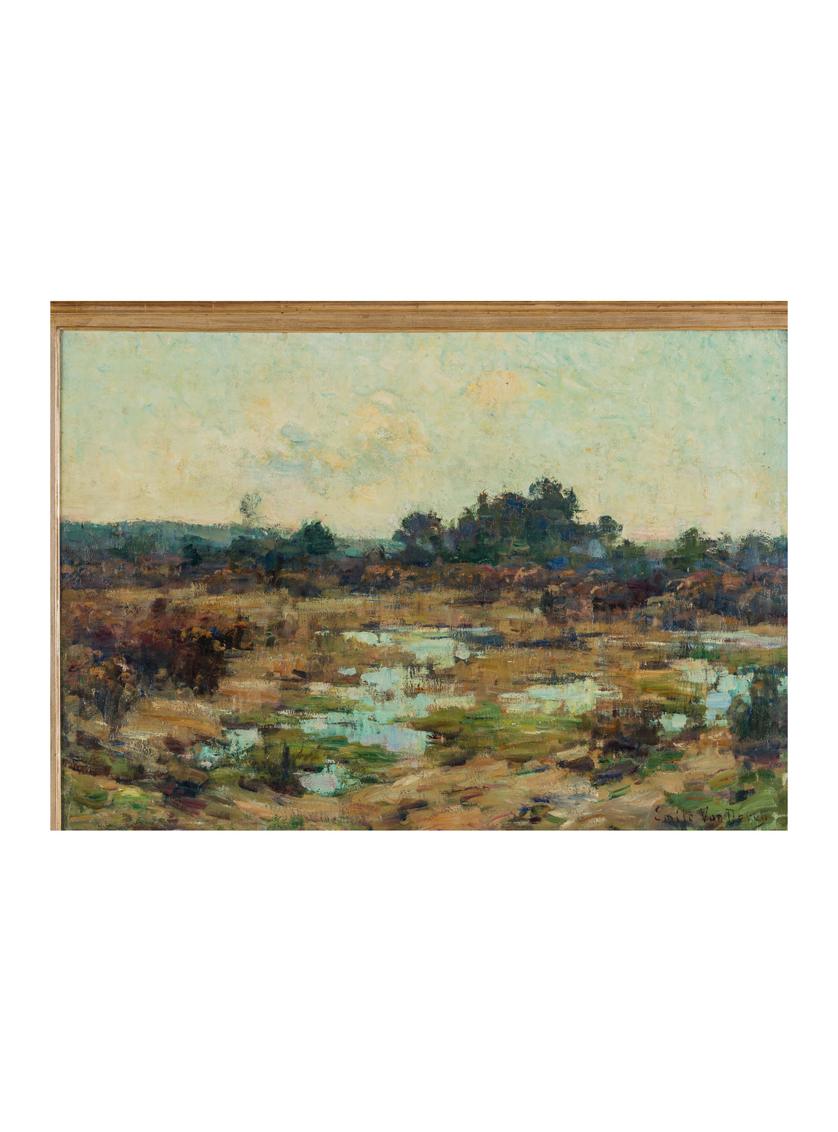 Emile Van Doren – La fleurison de myrica, olieverf op doek, collectie Emile Van Dorenmuseum Genk